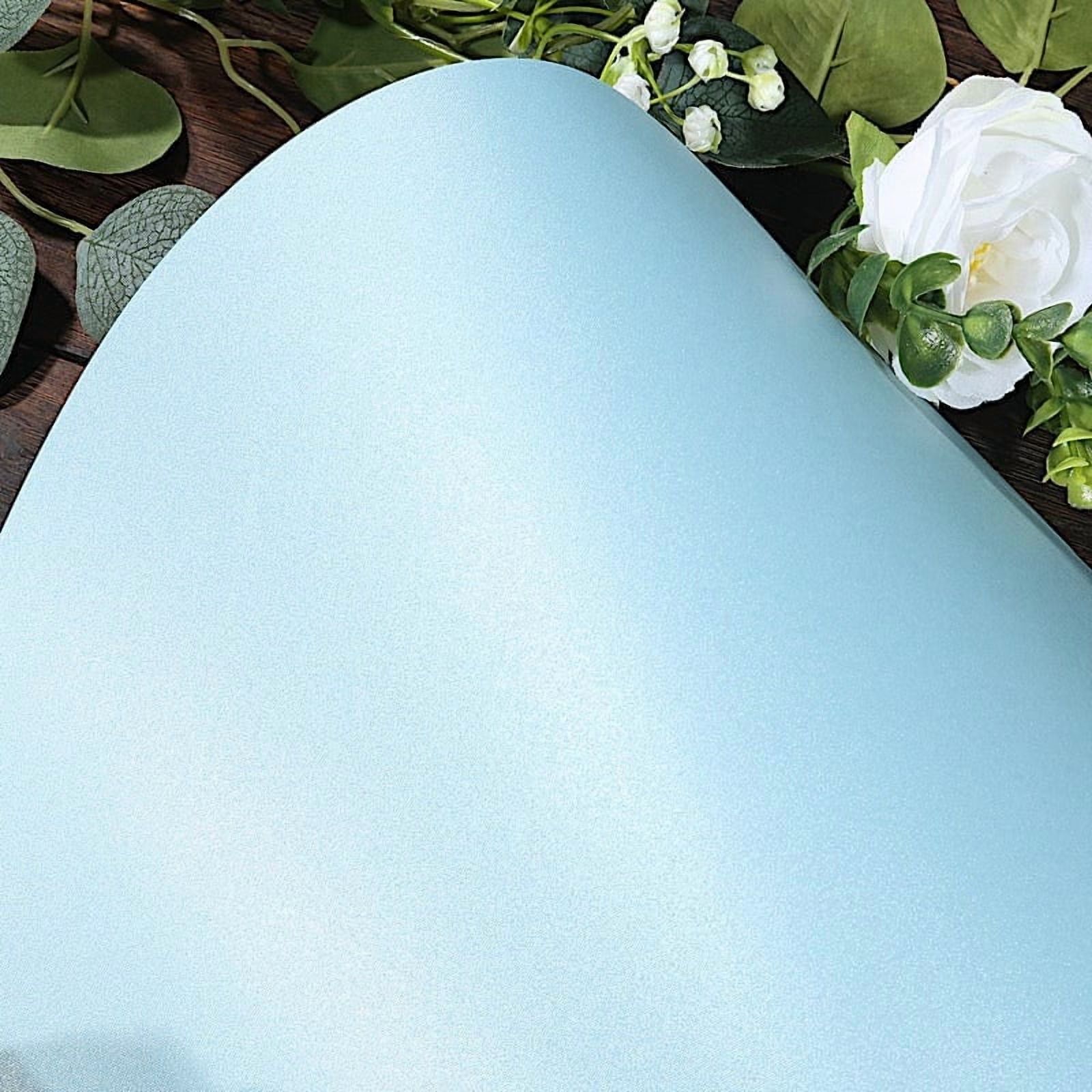 Balsa Circle 50 Round 13 in Dusty Blue Disposable Paper Table Placemats Party Events Decorations Supplies