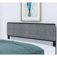 Full Upholstered 12" Metal Platform Bed Frame /With Steel Slats /No Box
