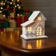 thumbnail image 5 of Lighting Up Wooden Village Villa For Christmas Desktop Decoration, 5 of 5