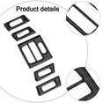 thumbnail image 6 of Newest 5Pcs Carbon Fiber Central AC Vent Outlet Cover Trim For BMW E90/92/93 2005-2012 Direct Replacement Car Accessories High configuration, 6 of 9