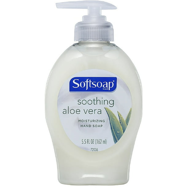 Softsoap Soothing Aloe Vera Moisturizing Hand Soap 550 Oz Pack Of 4 