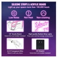 thumbnail image 3 of Pink Neon Sign - You're Like Really Pretty - 27.5x12 inch LED Wall Decor with Remote, 3 of 7