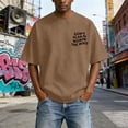 thumbnail image 4 of Christian Graphic Shirts for Men God's Plan Is Worth The Wait Oversized Acid Wash Tshirt Faith Back Print Religious T-shirts Casual Tops for Streetwear Summer Vacation, 4 of 6