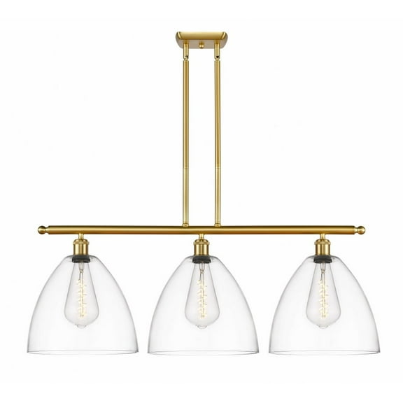 Innovations Lighting 516-3I-14-39 Bristol Linear Bristol 3 Light 39" Wide Linear Pendant -