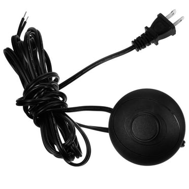 NUTEDOM Lamp Foot Switch Floor Light Extension Cord (US Plug)