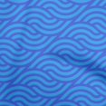 thumbnail image 1 of oneOone Cotton Poplin Medium Blue Fabric Abstract Craft Projects Decor Fabric Printed By The Yard 56 Inch Wide, 1 of 4