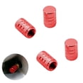 thumbnail image 2 of 4Pcs Aluminium Roue Pneu Valve Tiges Air Poussière Couvre Vis Bouchon Accessoires, 2 of 12