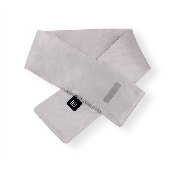 Bearachild Bufanda térmica de invierno Temperatura ajustable 45-65 ℃ Bufandas de calefacción Portátil 5W Pañuelo USB lavable con agua Caqui Suministros térmicos Silber-Grau Bearachild HA011636-03
