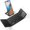 Black Keyboard, variant on Foldable BT Keyboard with Touchpad - Portable Wireless Keyboard with Holder, Rechargeable Full Size Ultra Slim Pocket Folding Keyboards for Android Windows iOS Tablet & Laptop