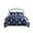 Blue, variant on Gracie Mills Autumn Jacquard Comforter Set Full Queen Floral Navy GRACE-15874