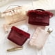 thumbnail image 3 of Pequeño hallazgo, bolsa de cosméticos portátil con encaje bordado encantador de malla, linda bolsa de pañuelos, bolsa de almacenamiento de maquillaje, 3 of 6