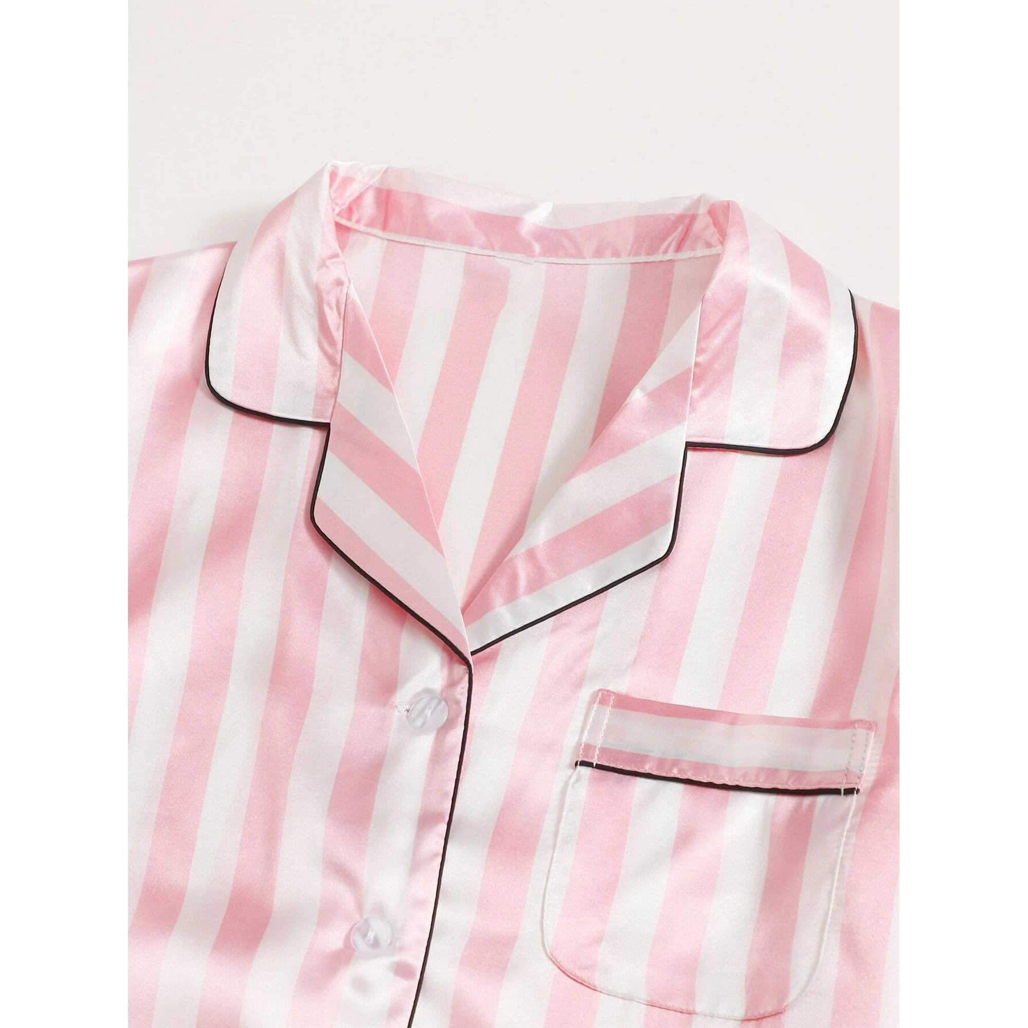4 piece satin pajama set hotsell