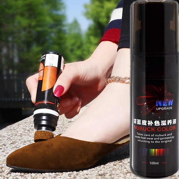 Clearance! JMYHOAM Cleaning Gadgets 100ml Suede Color Restorations Faded Suede for Sneakers Shoes Boots Jackets Purses More- Suede Color Refurbish With Application Cleaning Supplies