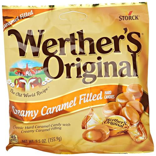 Werthers Creamy Caramel Hard Candies, 5.5 Oz