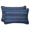 thumbnail image 3 of Pillow Perfect 568416 Wickenburg Indigo Rectangular Throw Pillow - Set of 2, 3 of 4