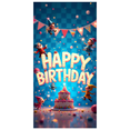 thumbnail image 3 of Colorful and Lively Happy Birthday Banner with Adorable Cartoon Characters Background Party Decoration Ideal for Birthday Parties Photography Backdrops Children Celebrations and Photo Props, 3 of 7