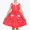 Red Polka Dot, variant on Girls Dress Blue Polka Dot Pocket Pleated School Summer Sleeveless Cotton 6 Years