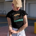 thumbnail image 2 of Those Lashes Though, Eyelash Appreciation, Beauty Themed Merch Gift for Makeup Artist or Lovers, Cosmetologists & Beauticians, Military Green T-Shirt, 3XL, 2 of 5