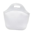 thumbnail image 1 of Bolsa para lonchera, lonchera portátil con aislamiento y cremallera para comidas tipo bento. Blanco, 1 of 9