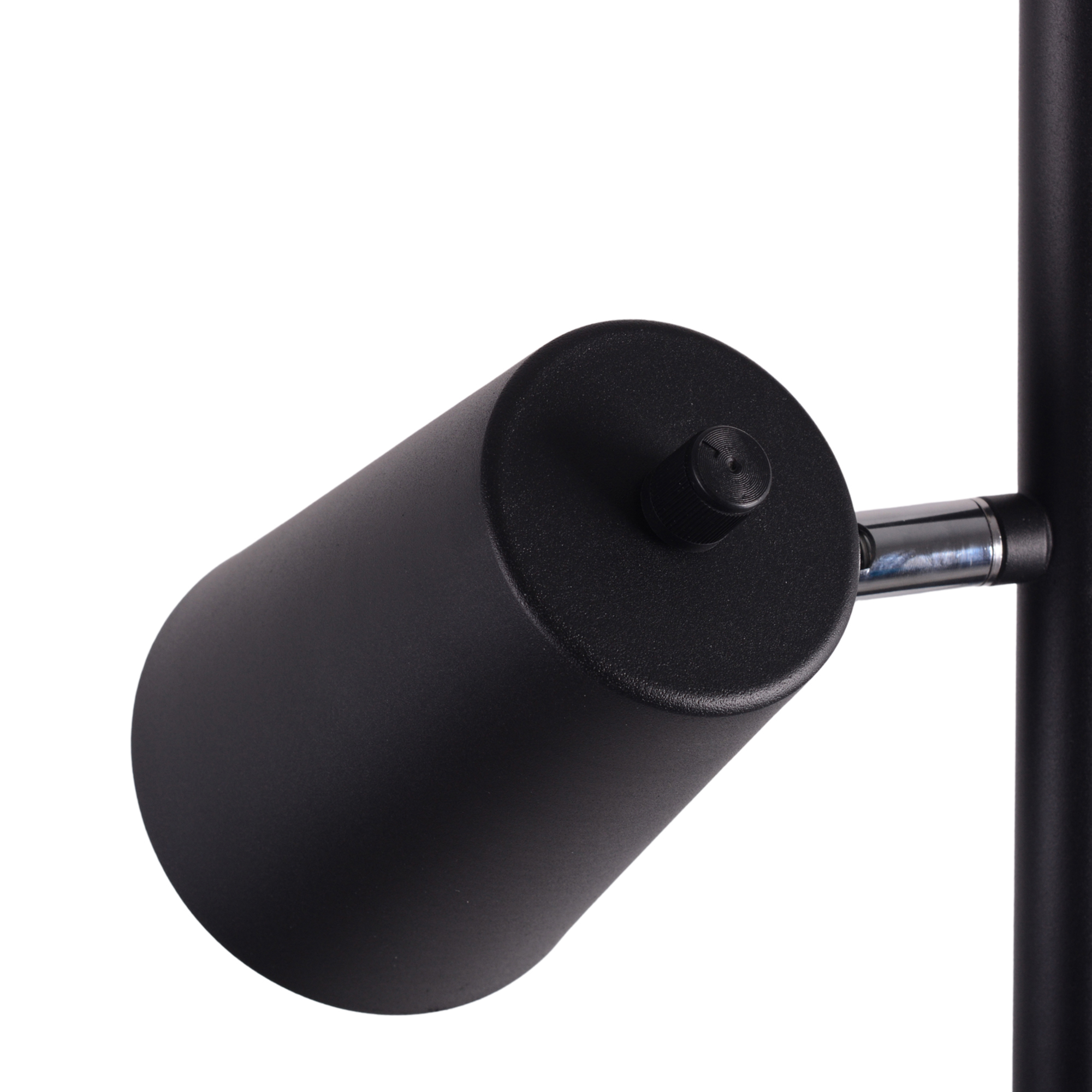 Mainstays LED Floor Lamp, 62.2 In Height, 3 Adjustable Heads, Matte Black photo 3