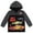 Charcoal heather grey / black, variant on Disney Pixar Cars Lightning McQueen Big Boys Fleece Hoodie Grey / Black 10-12