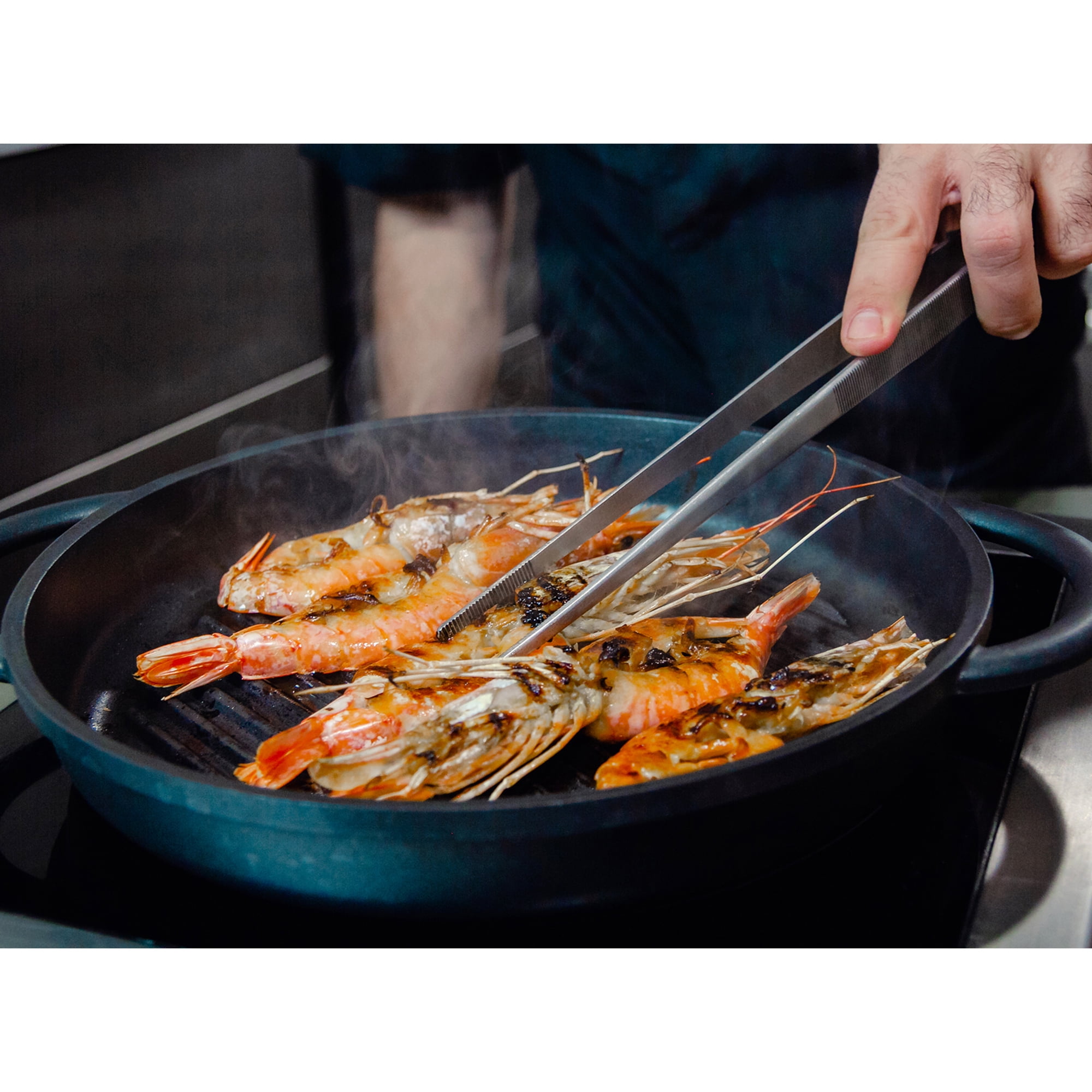 The Whatever Pan - Cast Aluminium Griddle Pan with Glass Lid on Vimeo