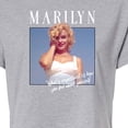 thumbnail image 3 of Marilyn Monroe - How You Feel About Yourself Cropped Graphic T-Shirt, 3 of 5
