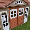 KidKraft Country Vista Wooden Outdoor Playhouse with Double Doors, Play