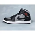 thumbnail image 1 of Ni - ke Air Jordan 1 Mid 'Shadow' Black Gym Red Particle Grey 554724-096 Men Size 8.5, 1 of 5