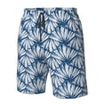 thumbnail image 4 of Vsdgher Blue Shells Men's Beach Shorts, Surfing shorts, Swim trunks, Quick Dry Swim Trunks for Surfing Beach Fun -Medium, 4 of 6