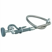 T&S Brass - Spray Valve (B-0107) with 44'' Flexible Stainless Steel Hose (B-0044-H)
