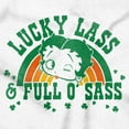 thumbnail image 2 of Betty Boop Lucky Lass Full O Sass Women Plus Size Hoodie Brisco Brands 3X, 2 of 4