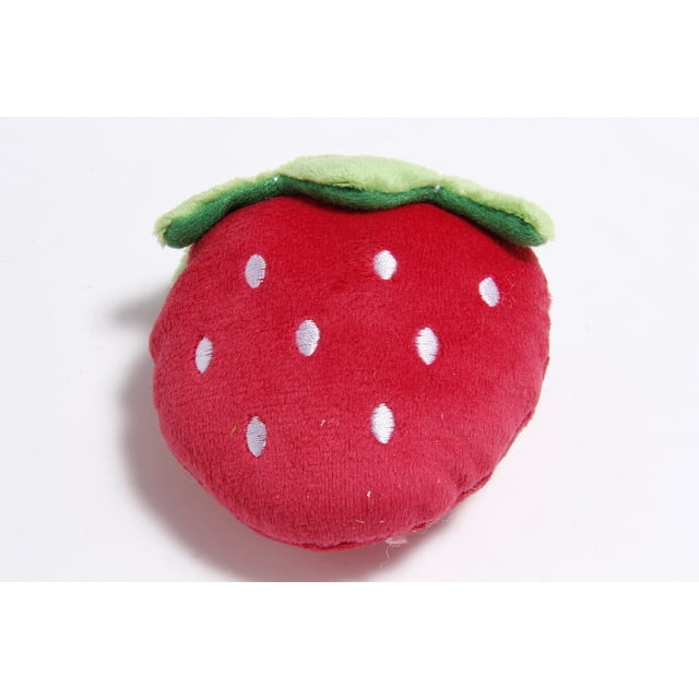 Pet plush toys, dog supplies, pet and gardening toys, entertainment, and pet teasing. (Red strawberry)