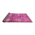 thumbnail image 2 of Ahgly Company Indoor Square Abstract Pink Modern Area Rugs, 5' Square, 2 of 4