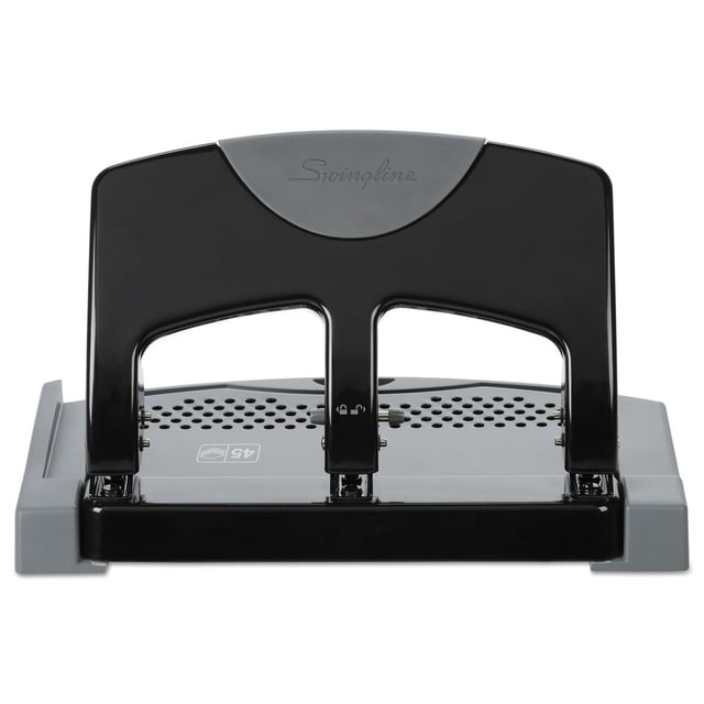 Perforadora de tres agujeros Swingline SmartTouch con capacidad para 45 hojas