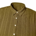 thumbnail image 7 of SOOMLON Short Sleeve Dress Shirts for Men Big and Tall Collar Button down Shirts Jacquard Dress Shirt Casual Weekend Wear, 7 of 7