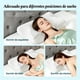 thumbnail image 2 of EDX Almohadas de Descanso en Cama Almohadas de Memory Foam para Aliviar el Dolor de Cuello, Camas Cervicales, Blanco, 2 of 7