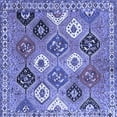 thumbnail image 1 of Ahgly Company Indoor Square Persian Blue Traditional Area Rugs, 6' Square, 1 of 4