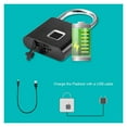 thumbnail image 4 of Smart Fingerprint Padlock Waterproof Biometric Padlocks with Buit-in Rechargeable Battery Door Lock, 4 of 5