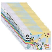 Make a Unicorn Stickers - Set of 24 Mythical Stickers Scene for Birthday Treat, Goody Bags, School Activity, Group Projects, Room Decor, Arts and Crafts