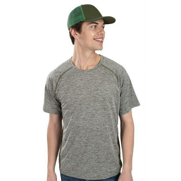 Holloway B16764664 Electrify CoolCore T-Shirt, Orange Heather - Medium