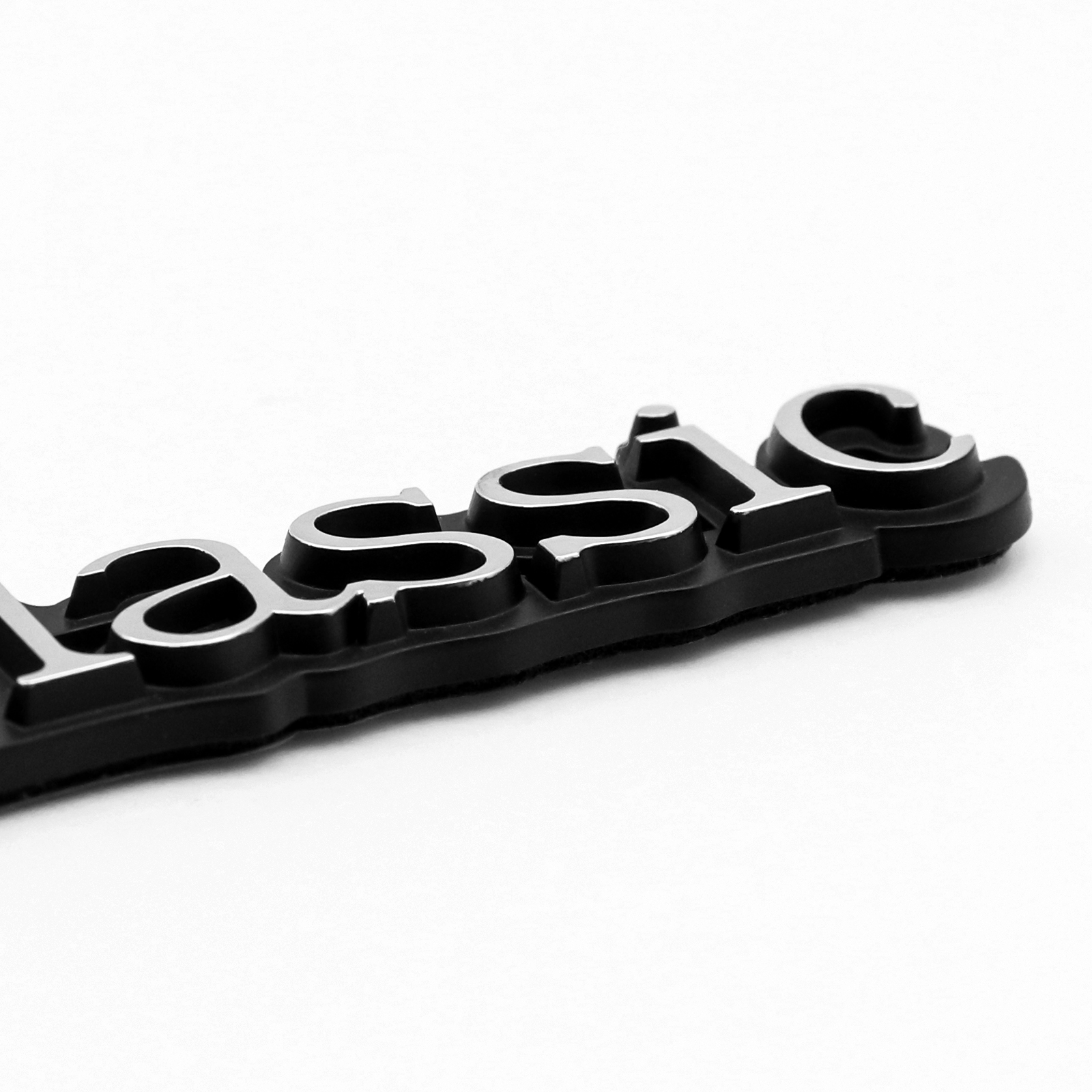 3D Silver & Black Trunk Lid Emblem For 80-90 Caprice Classic (20606499 Style)