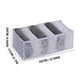 thumbnail image 2 of Organizador de cajones de malla plegable con 6 compartimentos - Caja de almacenamiento para calcetines y ropa interior para armario y cómoda - 12,6x6,7x4,7 pulgadas, 2 of 2