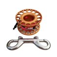 thumbnail image 2 of Naufragio De Buceo Técnico Y Carrete De Dedo De Carrete De Cueva Soporte De Línea De 15 M / 50 Pies Accesorios De Gancho De Seguridad Con Perno De Dob naranja Baoblaze Carretes de buceo, 2 of 8