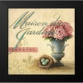 thumbnail image 2 of Staehling, Angela 12x12 Black Modern Framed Museum Art Print Titled - Maison des Jardins, 2 of 5