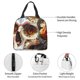 thumbnail image 4 of Balery Rose Floral Skull Bolsa de Almuerzo Aislada – Caja de Almuerzo con Papel de Aluminio Grueso, Mantiene la Comida Fresca por 4 Horas, 4 of 8