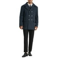 thumbnail image 2 of Lars Amadeus Double Breasted Peacoat for Men's Notched Collar Classic Winter Overcoat, 2 of 4