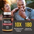 thumbnail image 4 of Herba Organic Black Maca Root for Men 3500mg – 180 Capsules | Sourced from Peru | 10:1 Extract with Black Pepper | Made in Canada, 4 of 9