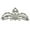 B, variant on Leeye Halloween Big Spider Hair Claw Clip, Large Metal Hair Accessory for Thick Hair Party Spooky Style, 4.21x1.57x1.46in
