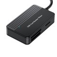 thumbnail image 2 of USB 3.0 tipo C lector de tarjetas USB 4 en 1 lector de tarjetas inteligentes de memoria 5Gbps SD TF CF MS, 2 of 6